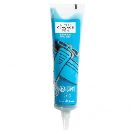 39796 STYLO SUCRE BLEU CLAIR POUR ÉCRITURE 32G