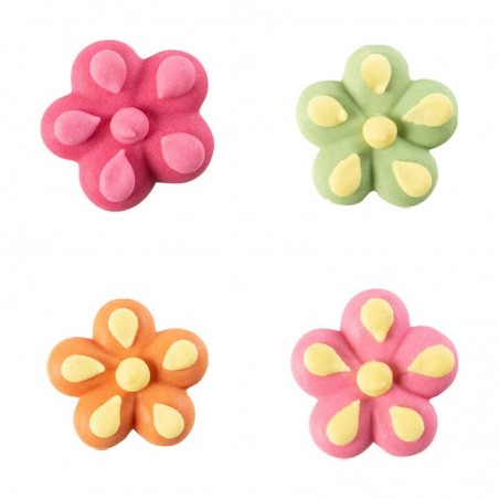 1051140 ASSORTIMENT FLEUR SUCRE 3CM 180 PCES S/CDE