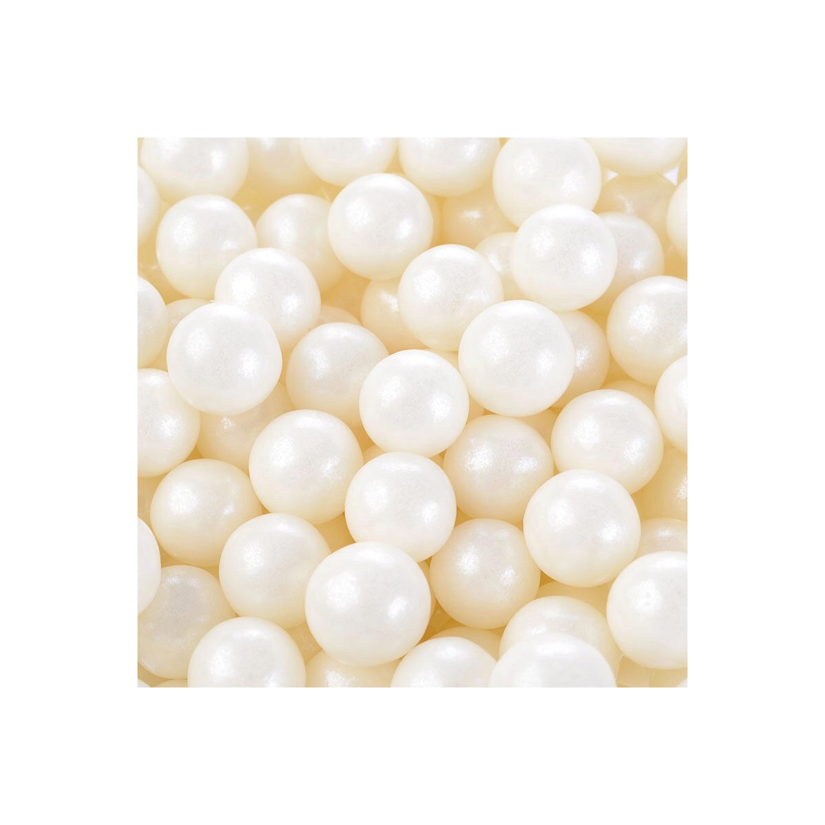 1057423 PERLE BLANC EN SUCRE Ø 1CM  800G S/CDE