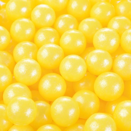 1057429 PERLE JAUNE EN SUCRE Ø 1CM  800G S/CDE