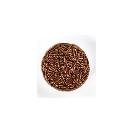 1057436 VERMICELLE METALLIQUE BRONZE EN SUCRE 500GS/CD