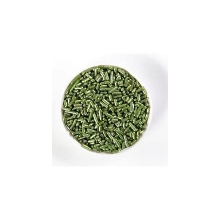 1057438 VERMICELLE METALLIQUE VERT EN SUCRE 500GS/CD