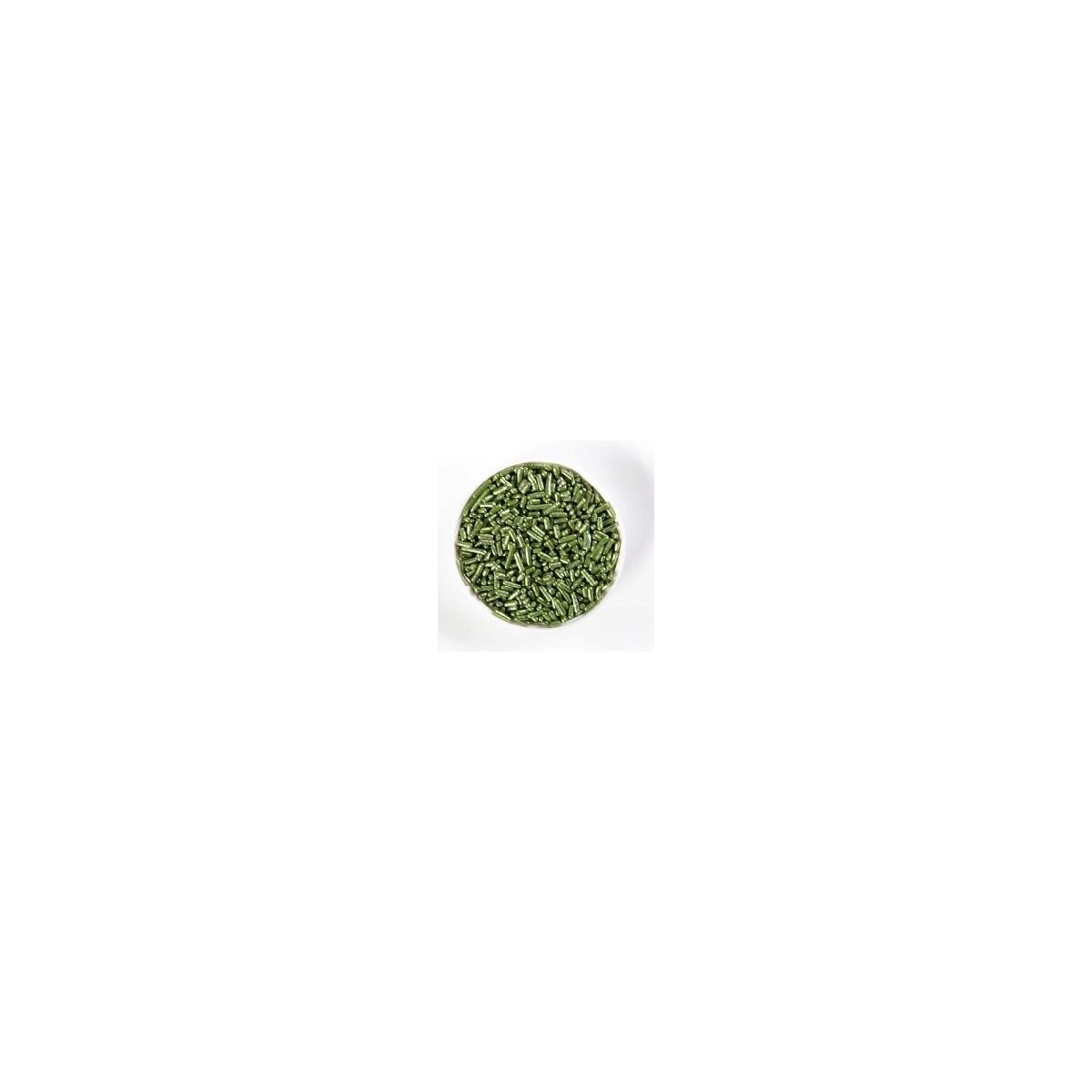 1057438 VERMICELLE METALLIQUE VERT EN SUCRE 500GS/CD