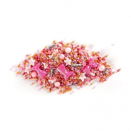 1061207 MIX SIRENE ROSE/OR/FUCHSIA EN SUCRE 500GS/CD