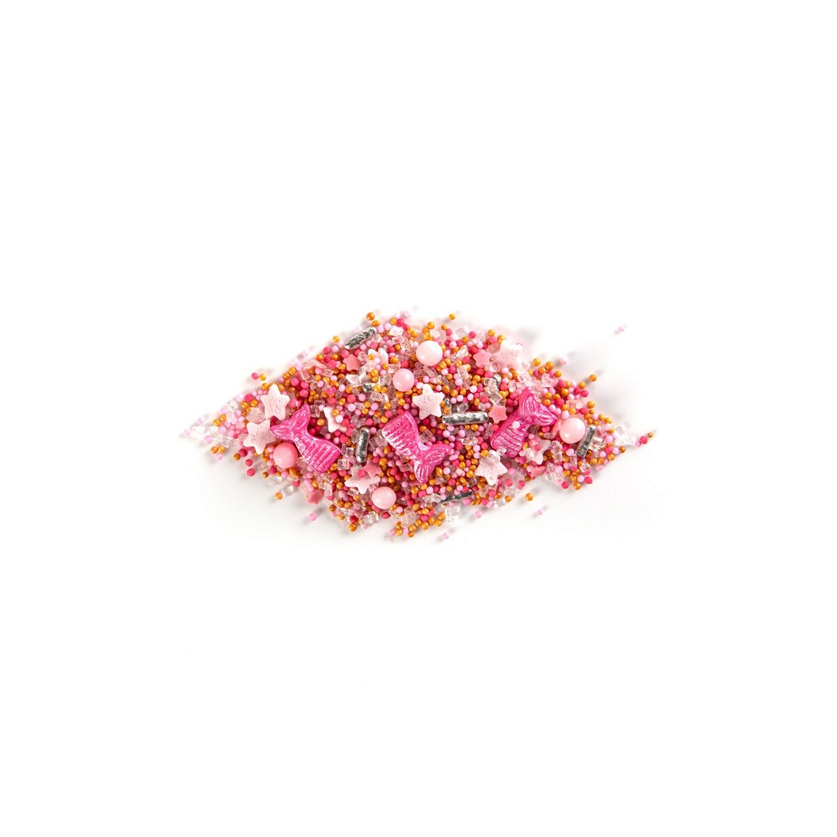 1061207 MIX SIRENE ROSE/OR/FUCHSIA EN SUCRE 500GS/CD