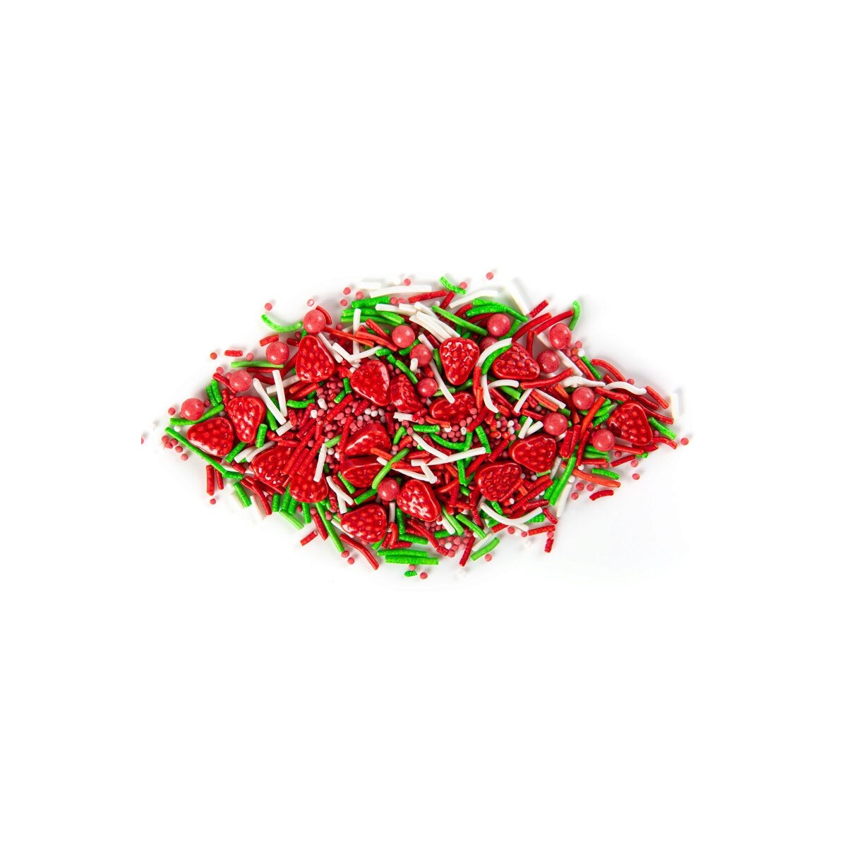 1061266 MIX DÉCORATION FRAISE EN SUCRE  500G