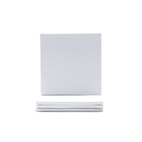 1030389 PLATEAU BLANC 30CM  CARRE