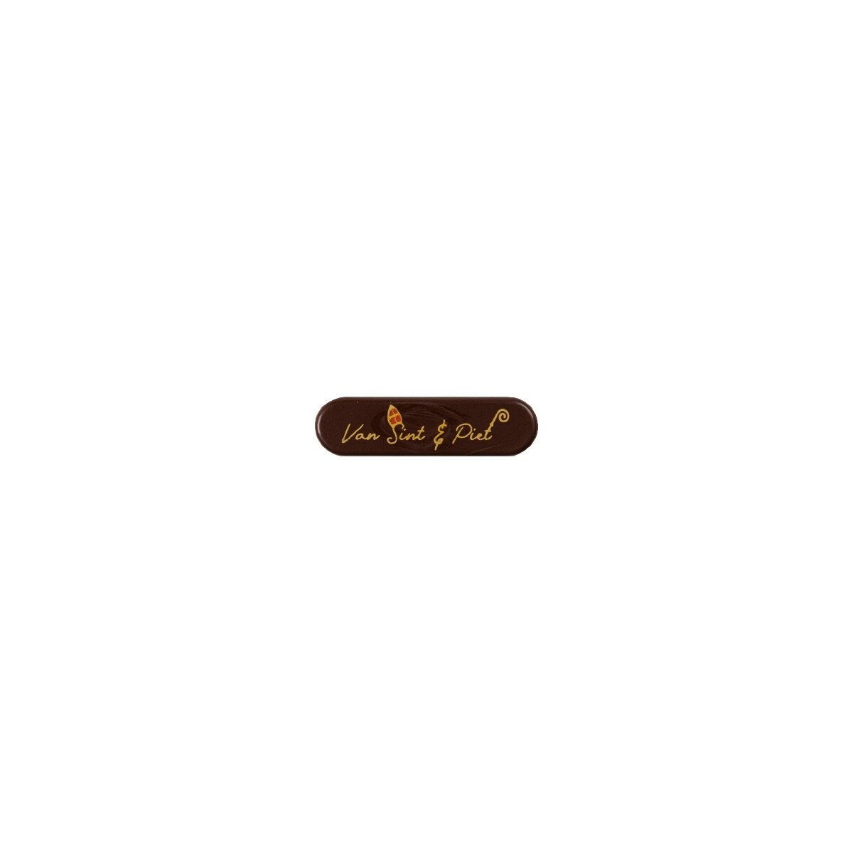 2036733 PLAQUETTE VAN SINT PIET CHOCOLAT 50X15MM 256PIÈCES