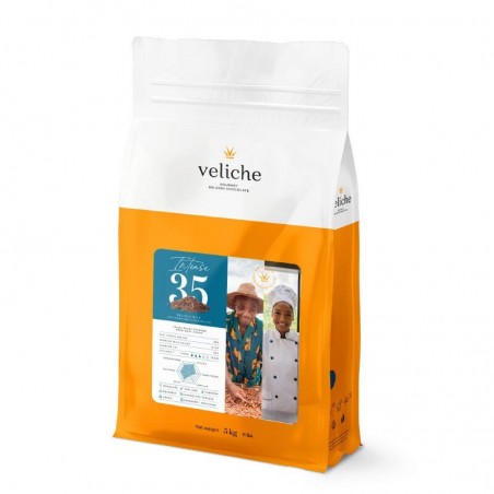 E2560 VELICHE CHOCOLADE MELK INTENSE 35% - 10KG