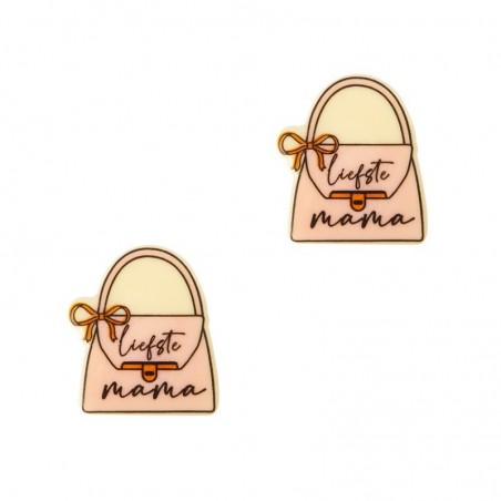 +2010826 PLAQUETTE SAC MAIN LIEFSTE MAMA 4,5X4CM CHOCOLAT 100 PCES  S/CD