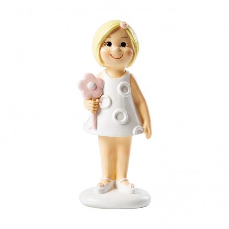 1032081 FIGURINE COMMUNION FILLE 12CM S/CD