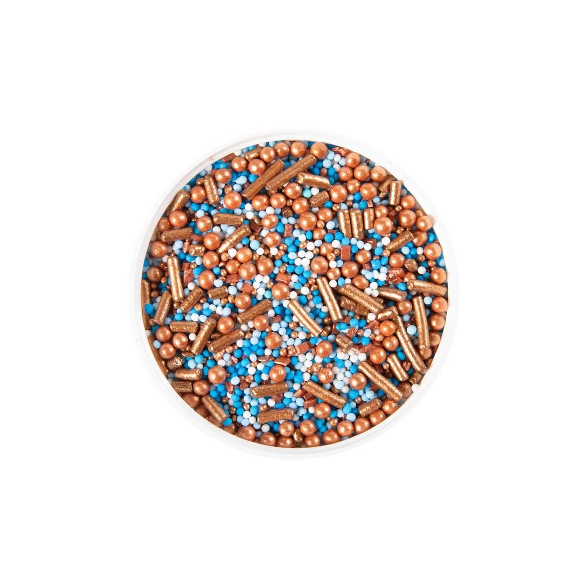 1061214 MIX DECORATION SUCRE BLEU/BRONZE 500G