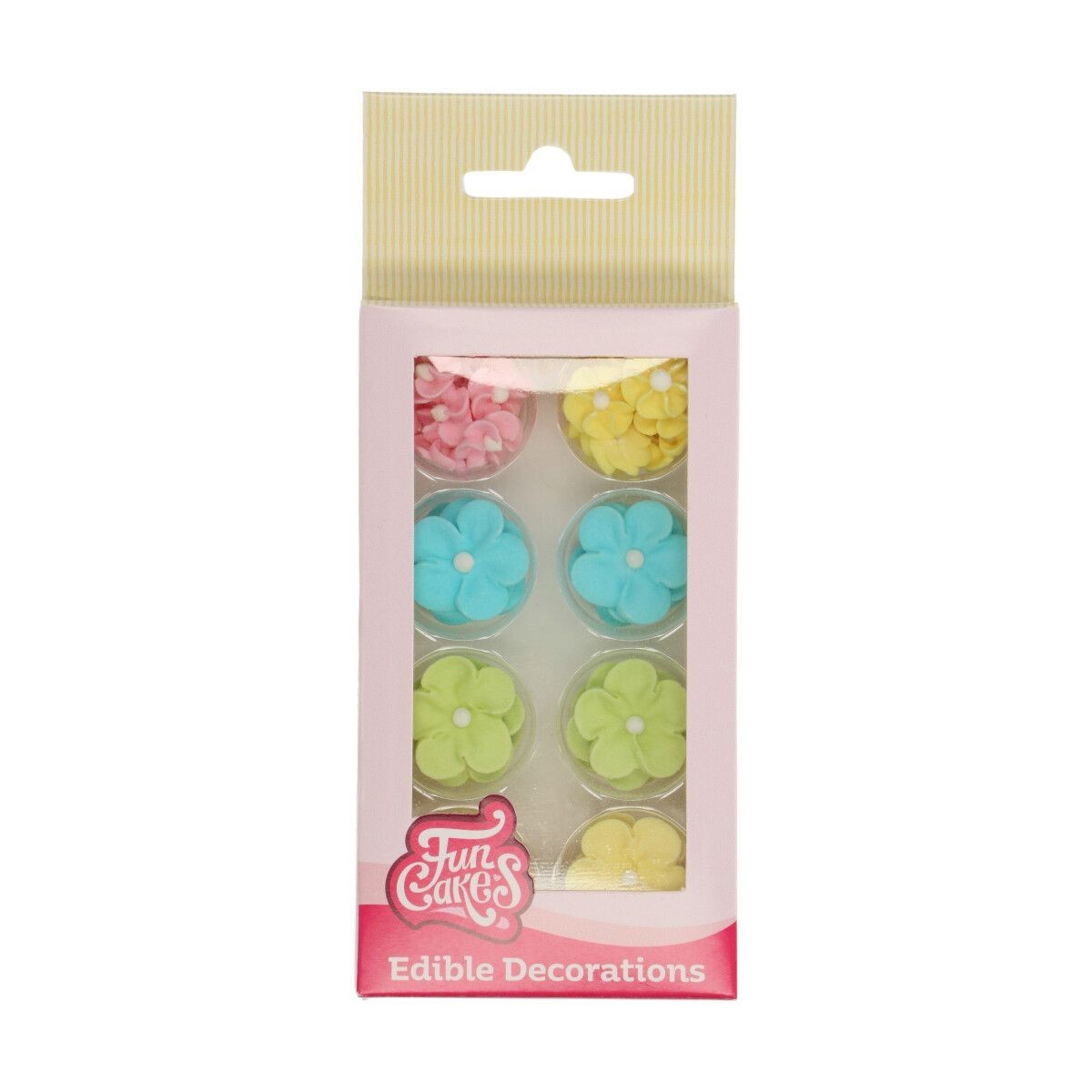 FUNCAKES PETITES FLEURS PASTEL EN SUCRE ASS 32PCS