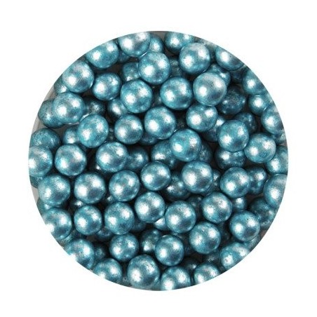 1057572 PERLES BLEU 1 CM 600GR S/CDE