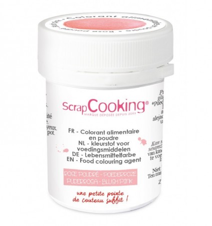 SCRAPCOOKING COLORANT ALIMENTAIRE HYDRO ROSE CLAIR5GR