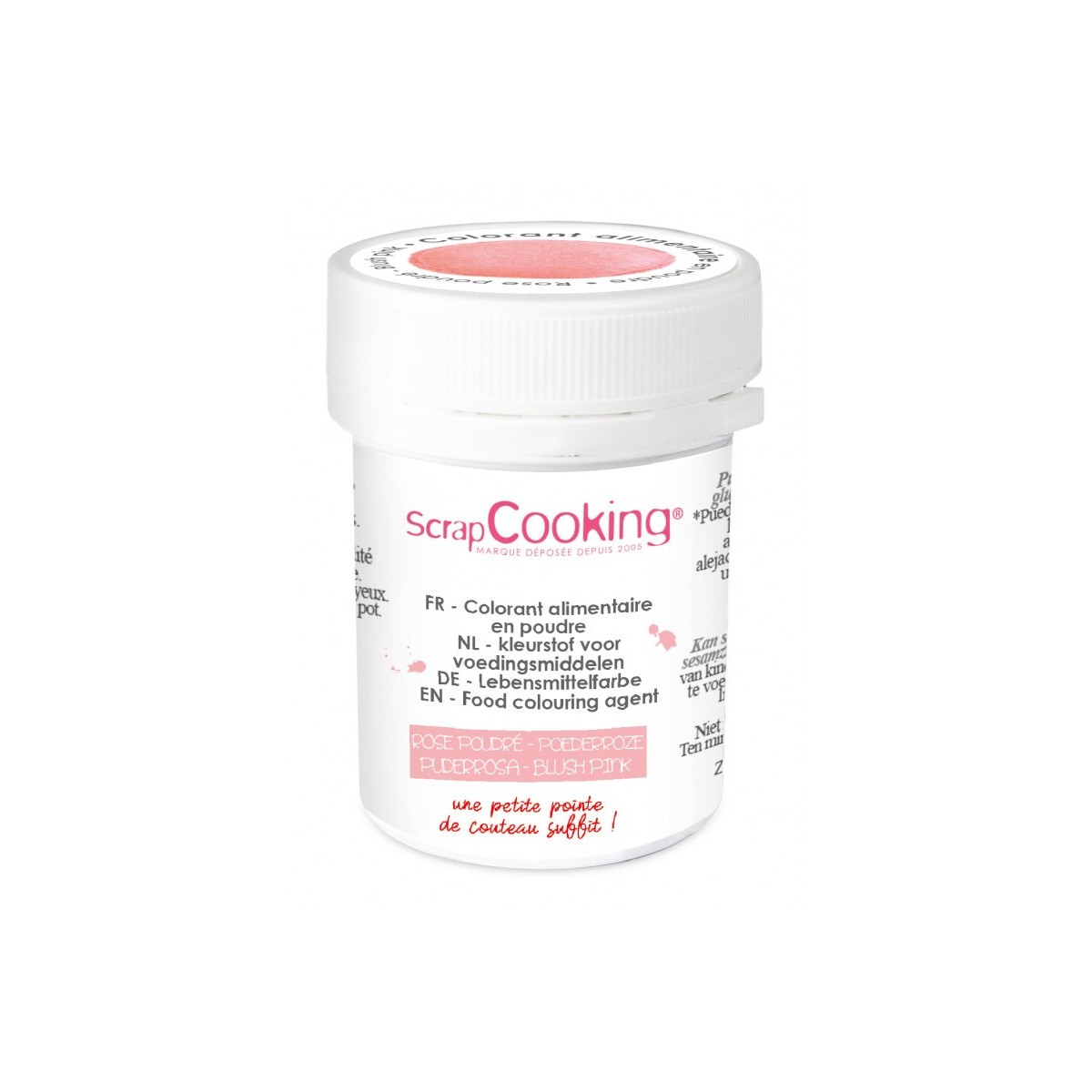 SCRAPCOOKING COLORANT ALIMENTAIRE HYDRO ROSE CLAIR5GR
