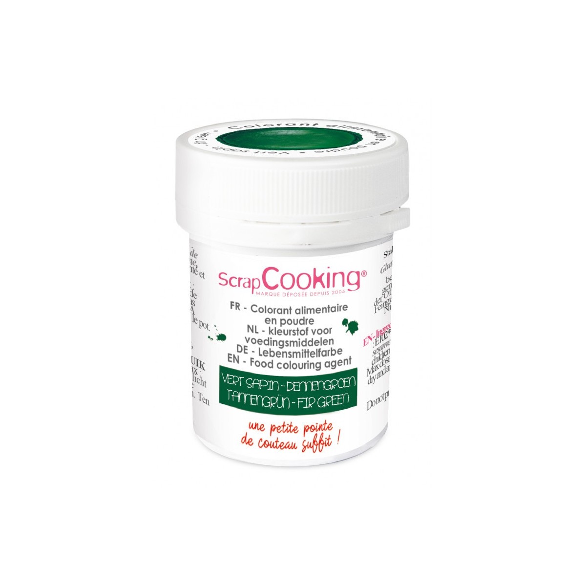 SCRAPCOOKING COLORANT ALIMENTAIRE HYDRO VERT SAPIN5G