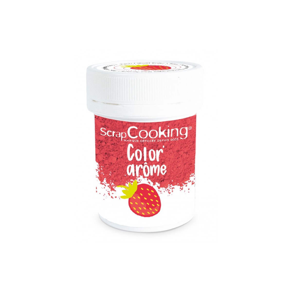 SCRAPCOOKING COLORANT AROME ALIMENTAIRE ROSE/FRAISE 10GR