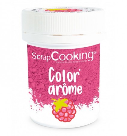 SCRAPCOOKING COLORANT AROME ALIMENTAIRE ROSE/FRAMBOISE 10GR