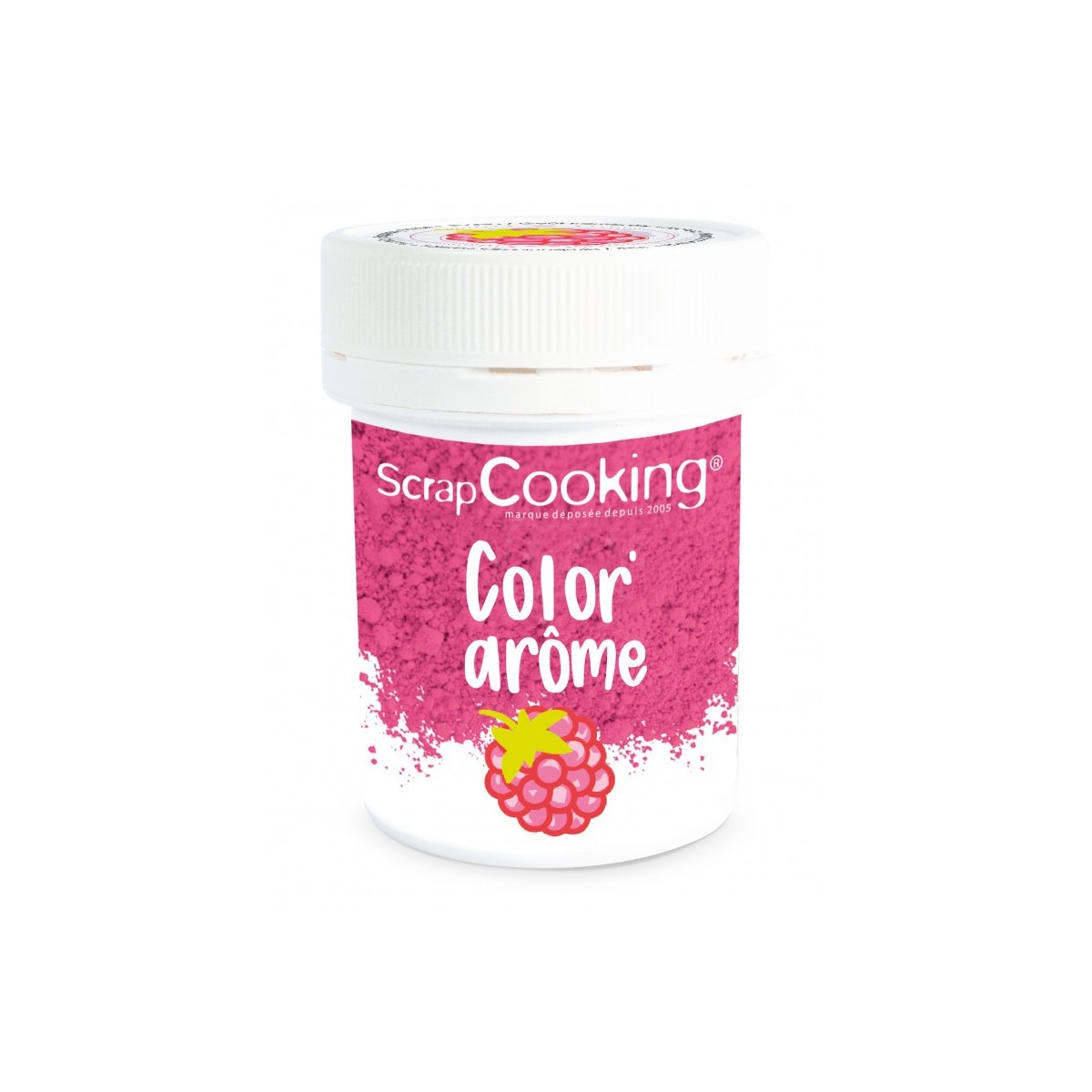 SCRAPCOOKING COLORANT AROME ALIMENTAIRE ROSE/FRAMBOISE 10GR