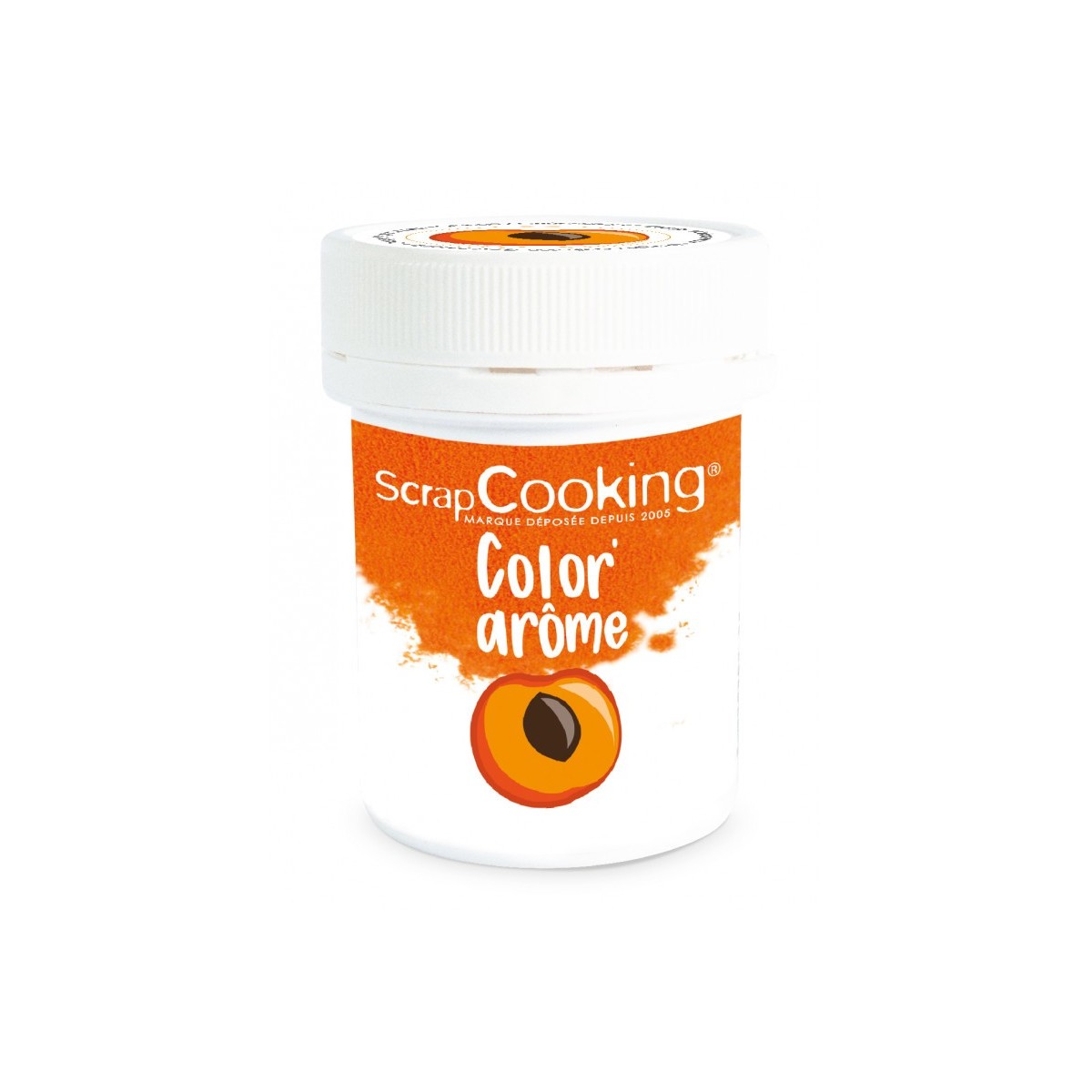 SCRAPCOOKING COLORANT AROME ALIMENTAIRE ORANGE/ABRICOT 10GR