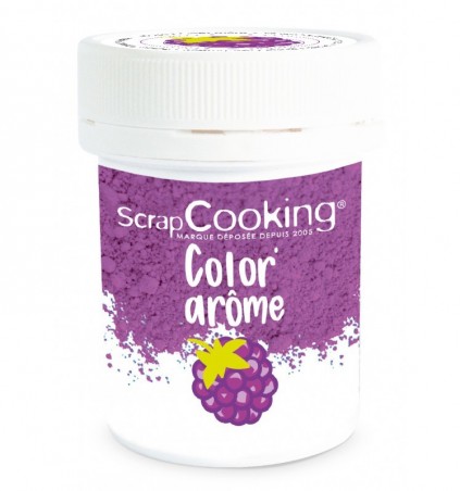 SCRAPCOOKING COLORANT AROME ALIMENTAIRE VIOLET/MURE 10GR