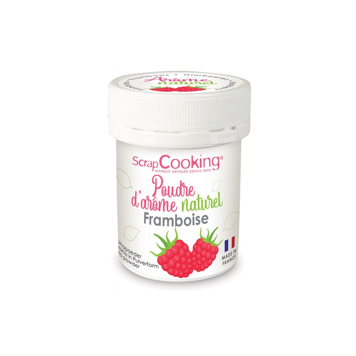 SCRAPCOOKING AROME NATUREL EN POUDRE FRAMBOISE 15GR