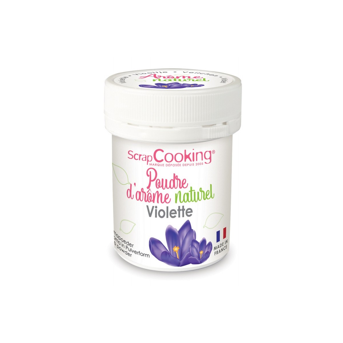 SCRAPCOOKING AROME NATUREL EN POUDRE VIOLETTE 15GR