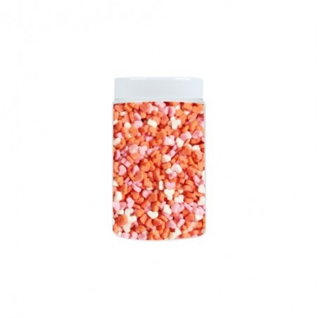 1061170 COEURS ROUGE/ROSE/BLANC EN SUCRE À RÉPANDRE500G 