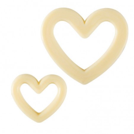 2068038 COEUR VIDE DIA4CM BLANC CHOC48PCS/CD