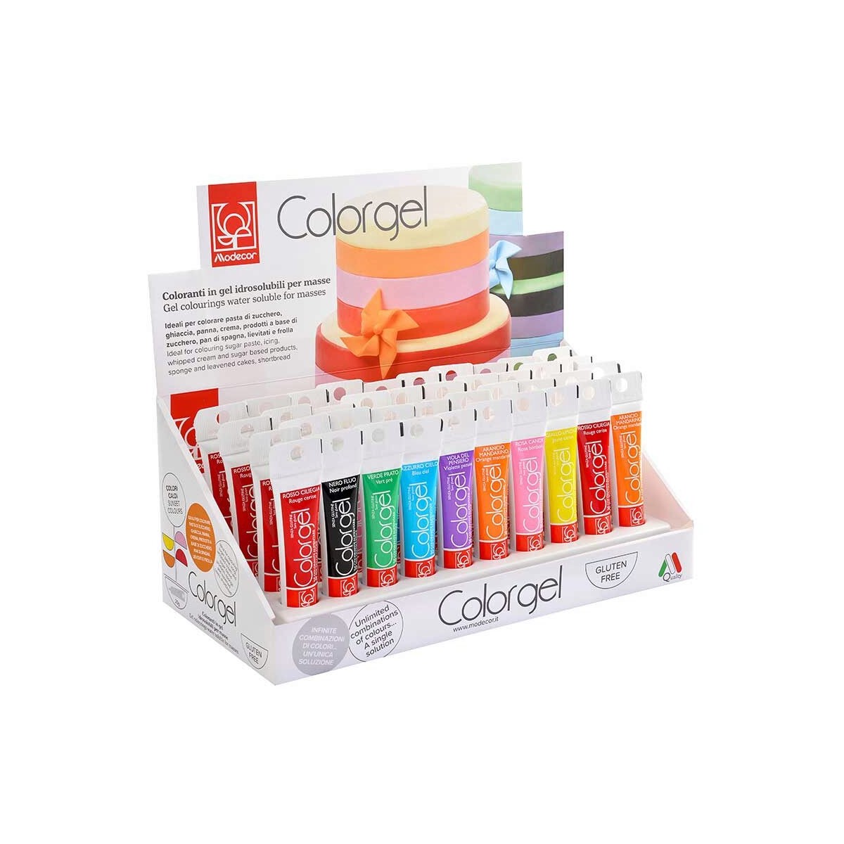 23218 ASSORTIMENT  COLORGEL 20GR 40 PCES S/CDE