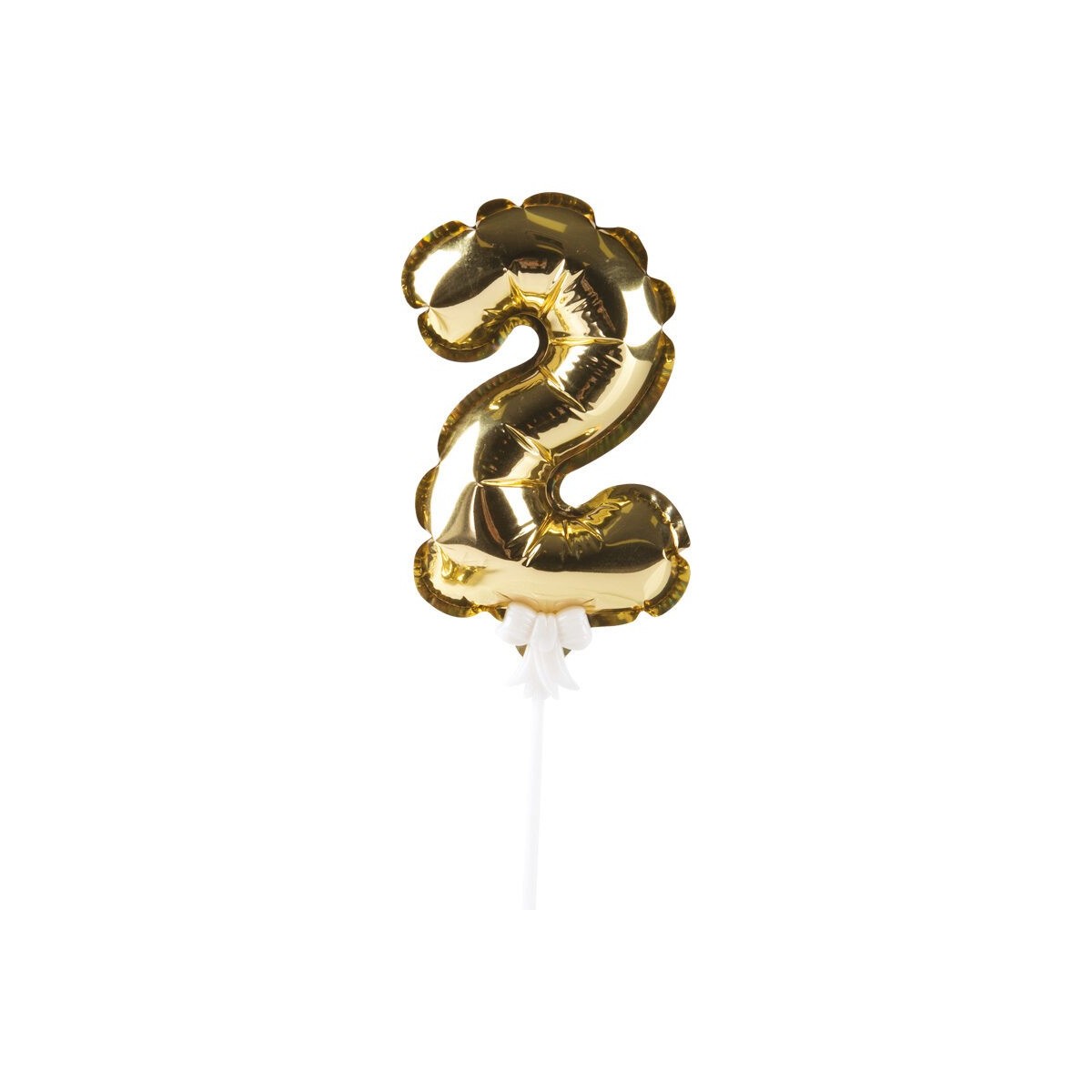 1023822 CHIFFRE BALLONS "2" 5 PCES