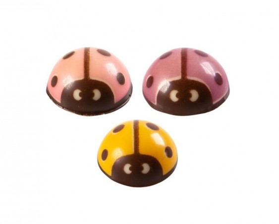 2034773 COCCINELLES ASSORTIES EN CHOCOLAT FONDANT 2,2CM 162 PCES