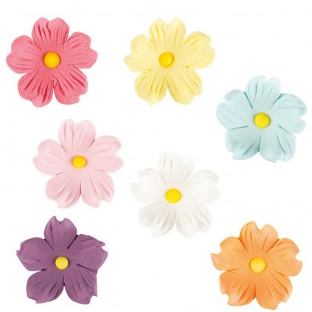 66066 ASSORTIMENT PETITES FLEURS 2CM 192 PCES S/CDE