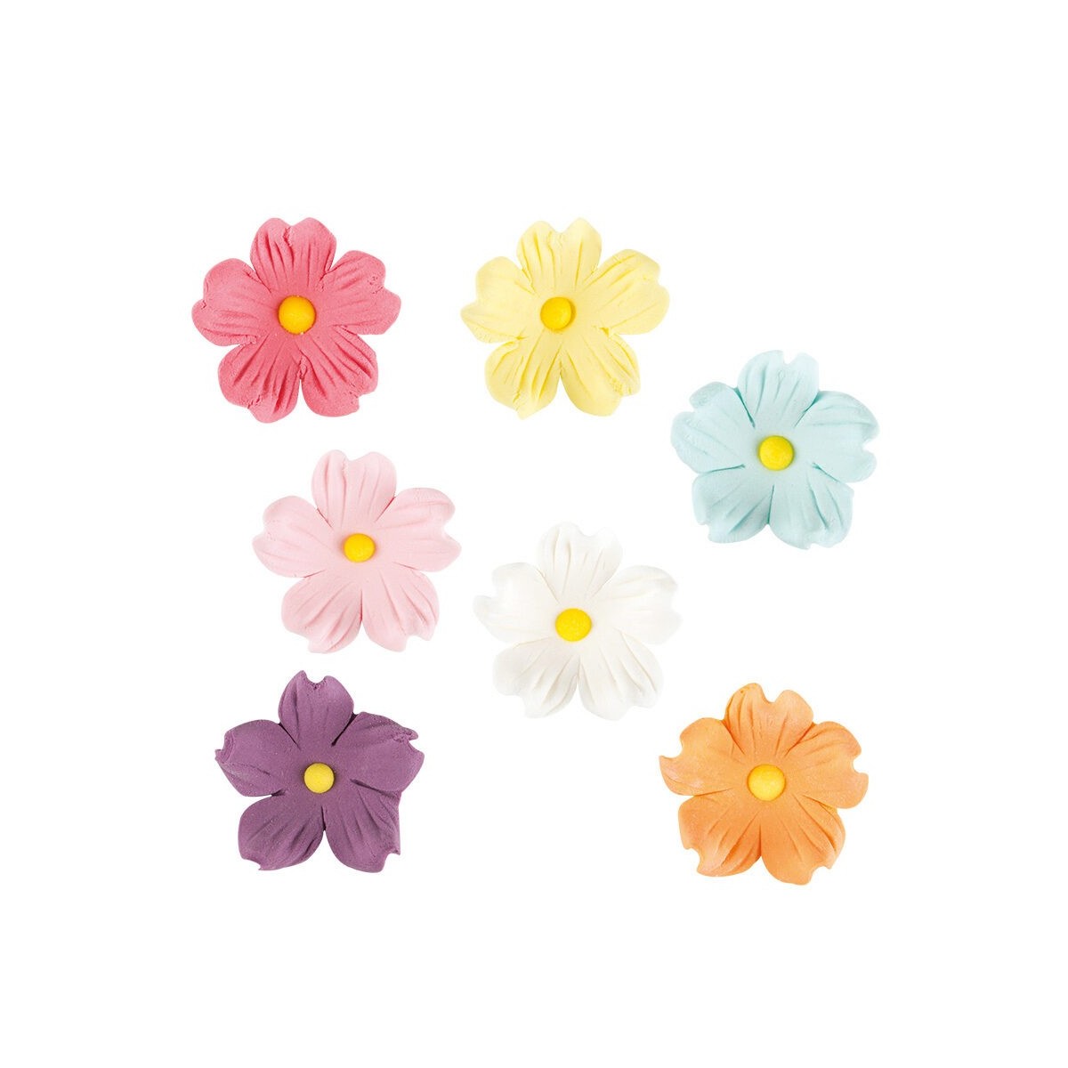 1066066 ASSORTIMENT PETITES FLEURS 2CM 192 PCES S/CDE