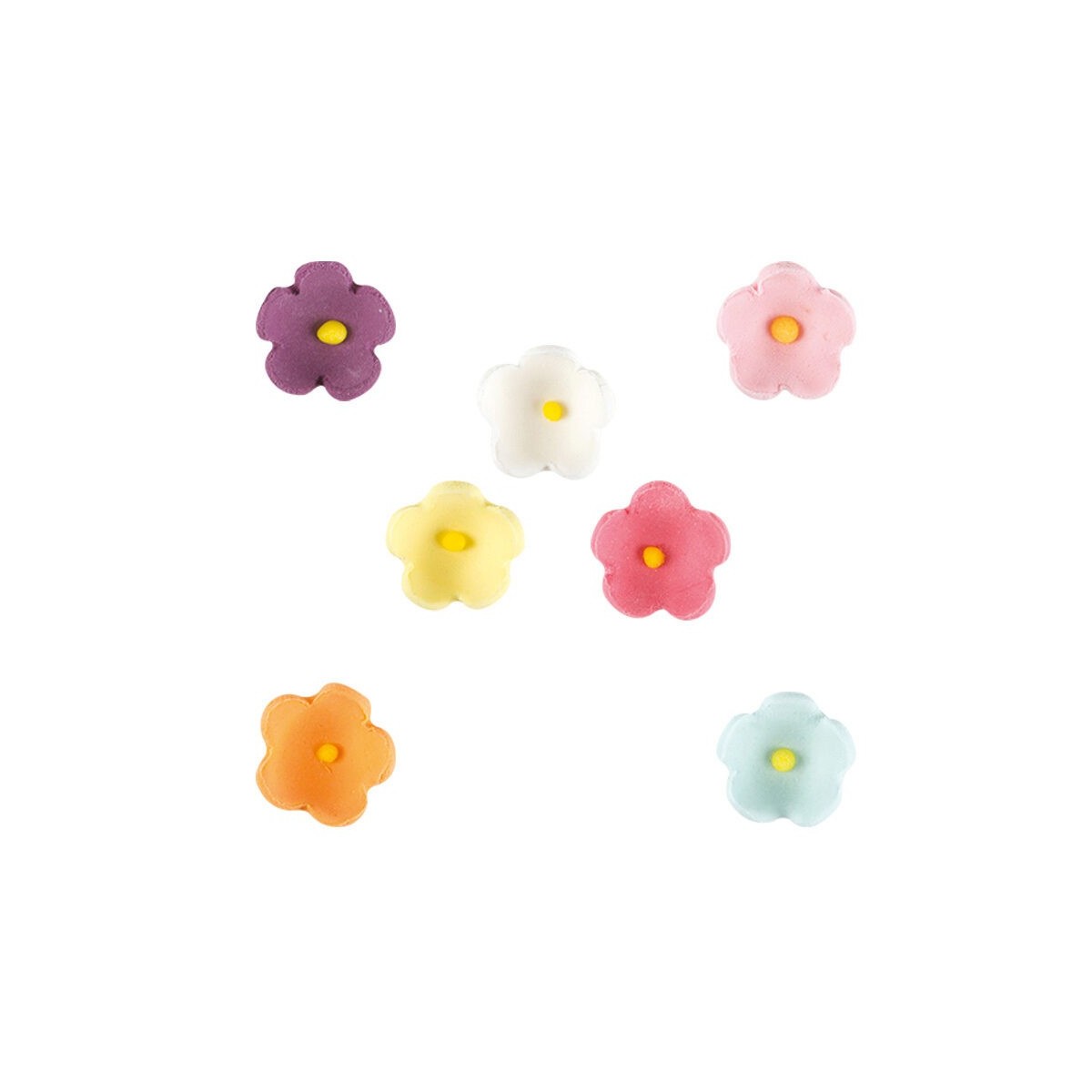 1066067 ASSORTIMENT MINI FLEURS 1CM 400 PCES S/CDE