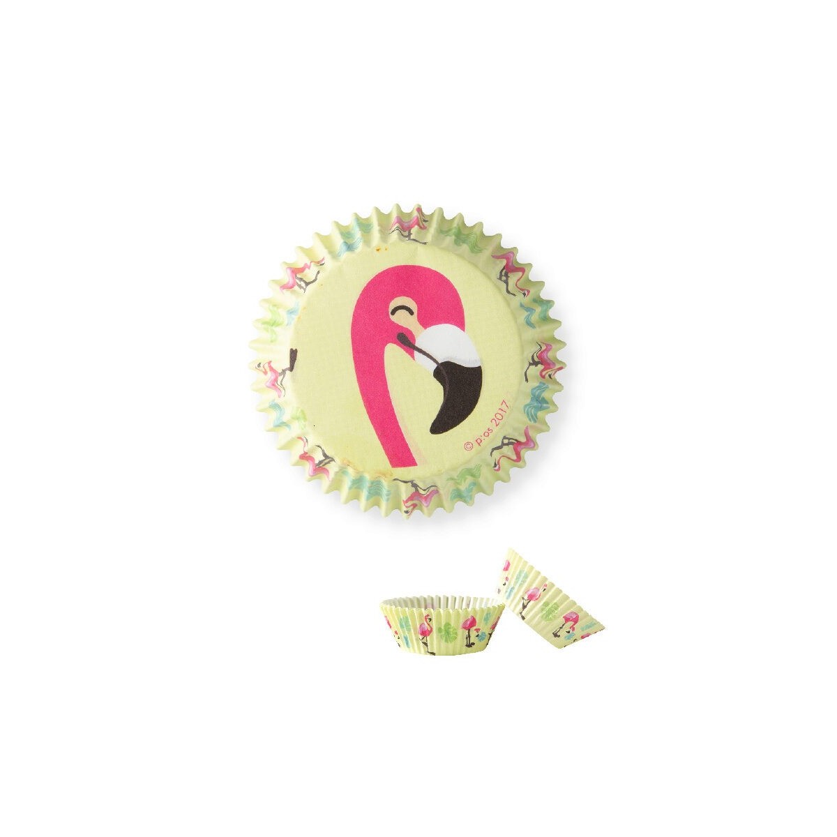 + 90303 CAISSETTE CUPCAKE FLAMAND ROSE 50PCESS/CDE