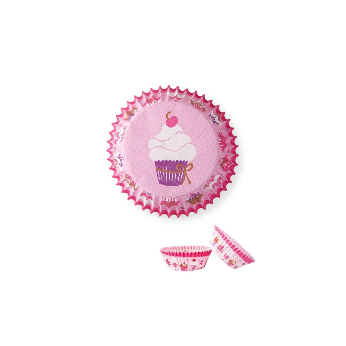 1090308 CAISSETTE CUPCAKE DÉCOR CUPCAKE 50PCESS/CDE