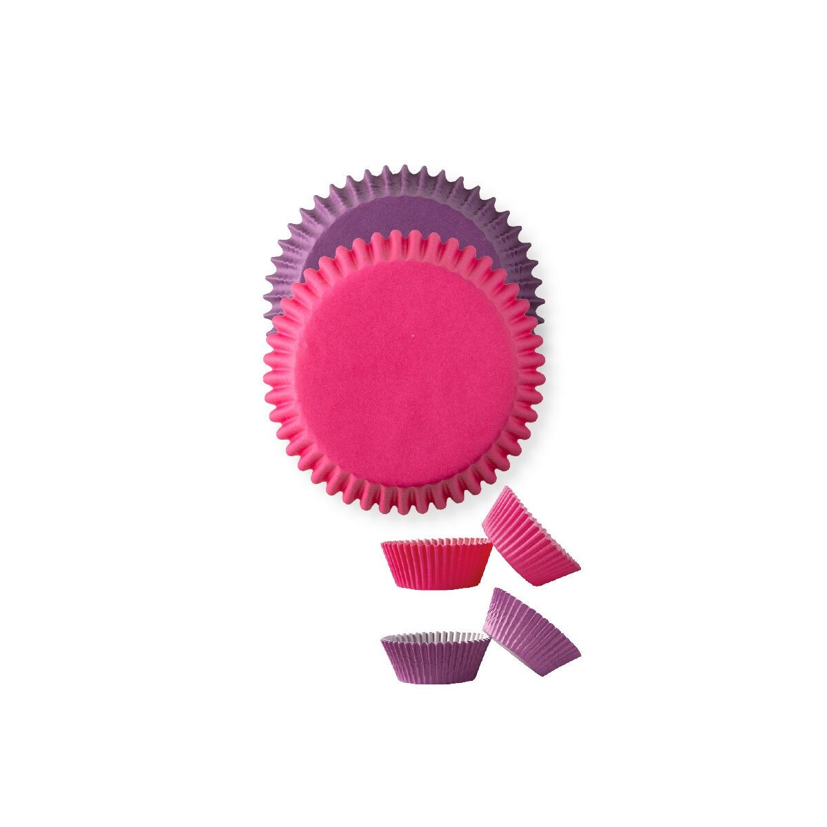 90310 CUPCAKEPAPIER ROZE H3,2X5CM 50 STUKKEN  DOOS