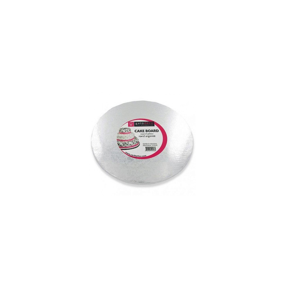 1030345 PLATEAU ROND Ø 20CM ARGENT