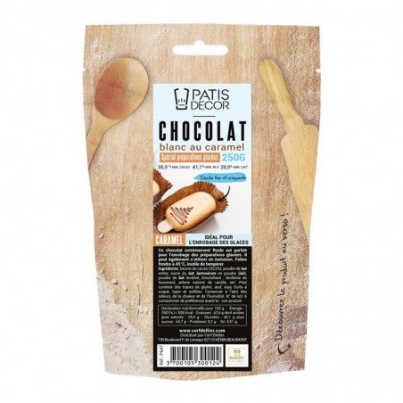 + CHOCOLAT BLANC AU CARAMEL SPECIAL PREPARATIONS  GLACEES  250G