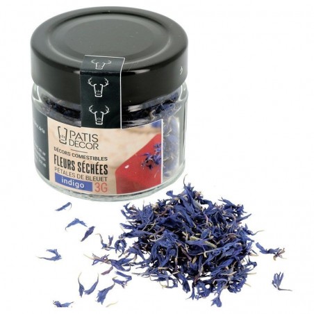 DRIED FLOWERS MIXTURE THEME INDIGO BLUEBERRY LEAVES 3G