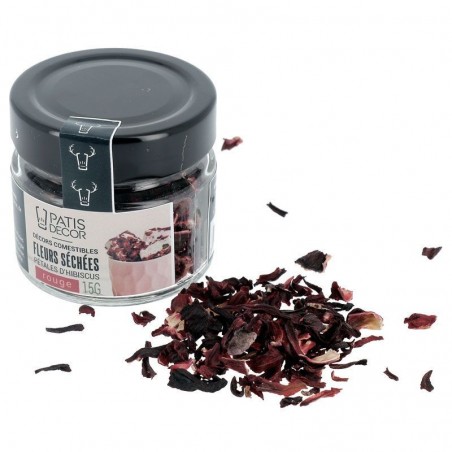 DRIED PETALS FLOWERS OF HIBISCUS 15G