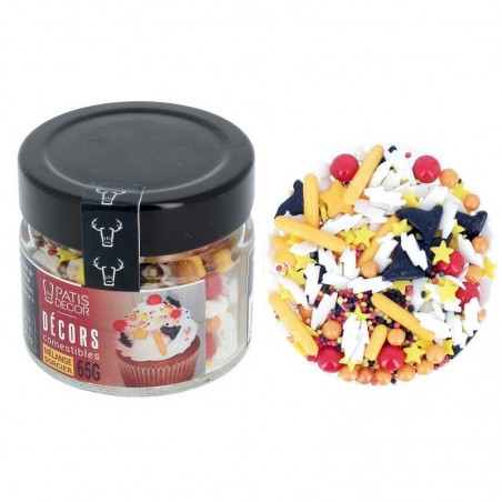 + PATISDECOR MIX DECORS SUCRE SORCIER/HARRY POTTER65GR