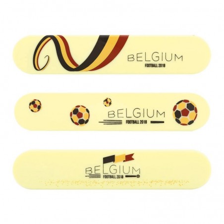 24589 ECLAIR VOETBAL GO BELGIUM 15X3 CM 35 STUKKEN  DOOS