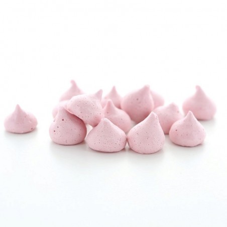 57356 MERINGUEKNOPJES ROZE 200 G  POTJE