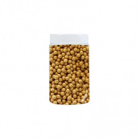 + 57594  PERLES DE SUCRE DORÉES 6 MM 400 G