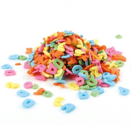 61307 CONFETTI LETTERS 400 G  POTJE