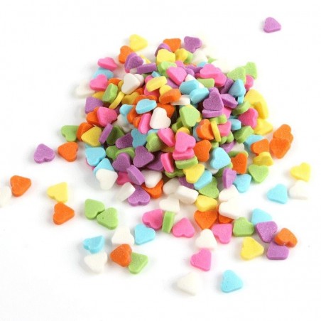 1061313 CONFETTIS COEURS COLORÉES 400 GS/CD