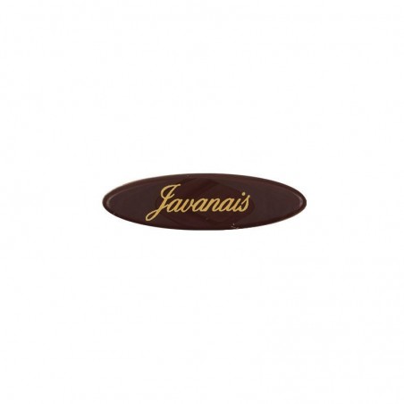 +2064026 PLAQUETTE CHOC "JAVANAIS" 45X13MM  300PCES